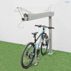 Suporte para bicicletas de metal branco de segurança de duas camadas do fabricante da China para venda